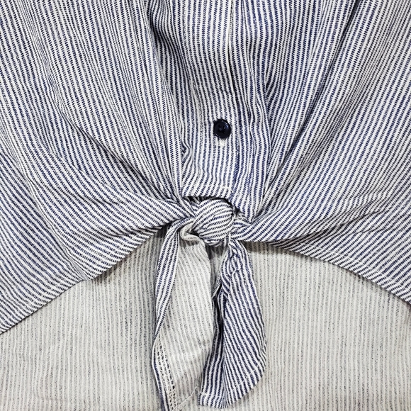 🆕️ DYLAN RYAN Tie Front Blouse - Picture 7 of 11